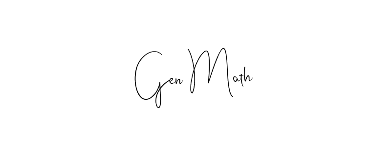 How to make Gen Math name signature. Use Andilay-7BmLP style for creating short signs online. This is the latest handwritten sign. Gen Math signature style 4 images and pictures png