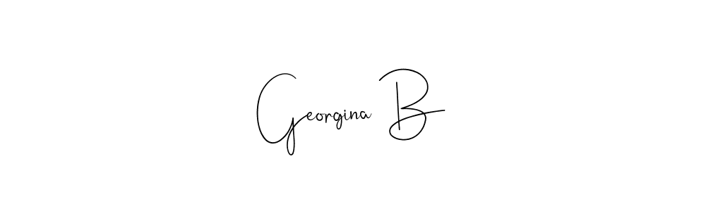 See photos of Georgina B official signature by Spectra . Check more albums & portfolios. Read reviews & check more about Andilay-7BmLP font. Georgina B signature style 4 images and pictures png