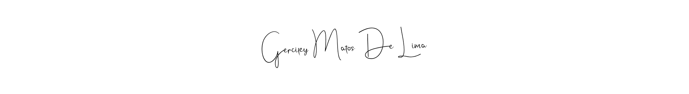 Best and Professional Signature Style for Gerciley Matos De Lima. Andilay-7BmLP Best Signature Style Collection. Gerciley Matos De Lima signature style 4 images and pictures png