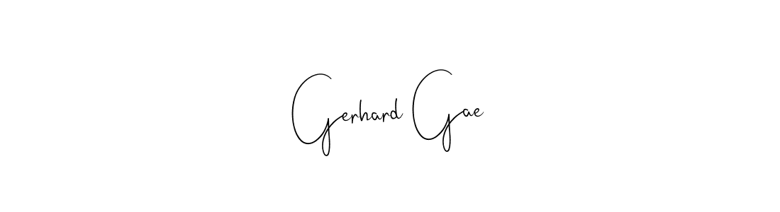 if you are searching for the best signature style for your name Gerhard Gae. so please give up your signature search. here we have designed multiple signature styles  using Andilay-7BmLP. Gerhard Gae signature style 4 images and pictures png