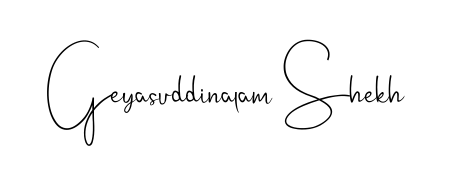 Make a short Geyasuddinalam Shekh signature style. Manage your documents anywhere anytime using Andilay-7BmLP. Create and add eSignatures, submit forms, share and send files easily. Geyasuddinalam Shekh signature style 4 images and pictures png