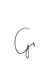 Make a beautiful signature design for name Gf. With this signature (Andilay-7BmLP) style, you can create a handwritten signature for free. Gf signature style 4 images and pictures png