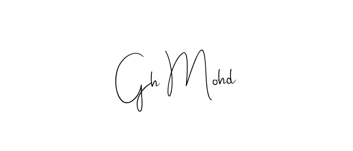 Make a beautiful signature design for name Gh Mohd. Use this online signature maker to create a handwritten signature for free. Gh Mohd signature style 4 images and pictures png