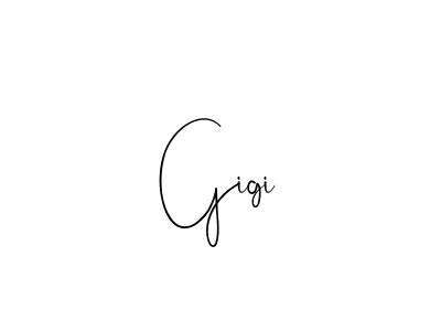 How to make Gigi signature? Andilay-7BmLP is a professional autograph style. Create handwritten signature for Gigi name. Gigi signature style 4 images and pictures png