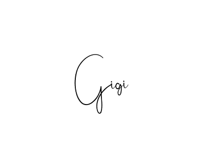 How to make Gigi signature? Andilay-7BmLP is a professional autograph style. Create handwritten signature for Gigi name. Gigi signature style 4 images and pictures png