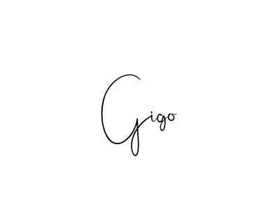 You should practise on your own different ways (Andilay-7BmLP) to write your name (Gigo) in signature. don't let someone else do it for you. Gigo signature style 4 images and pictures png