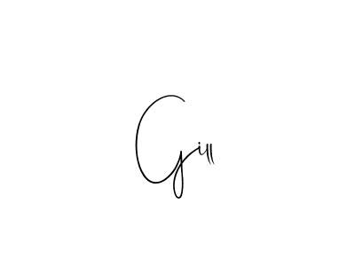 You should practise on your own different ways (Andilay-7BmLP) to write your name (Gill) in signature. don't let someone else do it for you. Gill signature style 4 images and pictures png