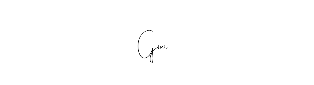 The best way (Andilay-7BmLP) to make a short signature is to pick only two or three words in your name. The name Gini ❤️ include a total of six letters. For converting this name. Gini ❤️ signature style 4 images and pictures png