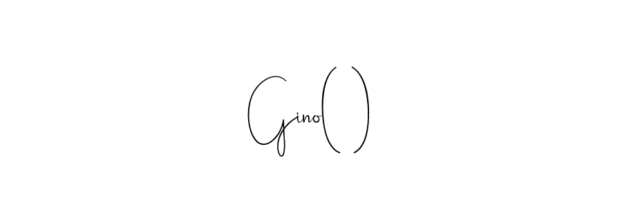 Make a beautiful signature design for name Gino(♡). With this signature (Andilay-7BmLP) style, you can create a handwritten signature for free. Gino(♡) signature style 4 images and pictures png