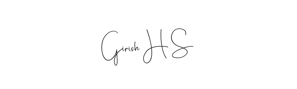 Once you've used our free online signature maker to create your best signature Andilay-7BmLP style, it's time to enjoy all of the benefits that Girish H S name signing documents. Girish H S signature style 4 images and pictures png