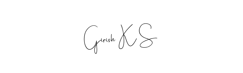 See photos of Girish K S official signature by Spectra . Check more albums & portfolios. Read reviews & check more about Andilay-7BmLP font. Girish K S signature style 4 images and pictures png