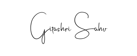 Enhance your business communications with Gitashri Sahu signature in Andilay-7BmLP lettering. Clean, modern, and universally compatible. Gitashri Sahu signature style 4 images and pictures png