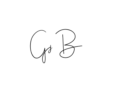 Also You can easily find your signature by using the search form. We will create Gj B name handwritten signature images for you free of cost using Andilay-7BmLP sign style. Gj B signature style 4 images and pictures png