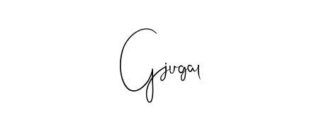 How to make Gjugal signature? Andilay-7BmLP is a professional autograph style. Create handwritten signature for Gjugal name. Gjugal signature style 4 images and pictures png