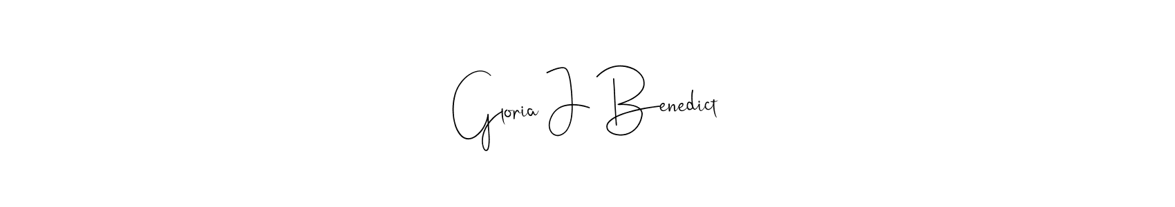 You should practise on your own different ways (Andilay-7BmLP) to write your name (Gloria J Benedict) in signature. don't let someone else do it for you. Gloria J Benedict signature style 4 images and pictures png