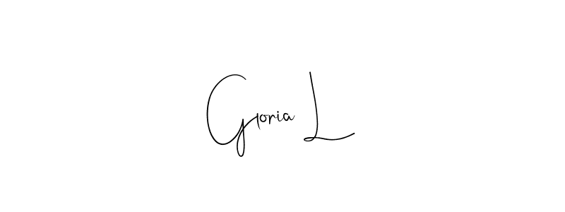 Similarly Andilay-7BmLP is the best handwritten signature design. Signature creator online .You can use it as an online autograph creator for name Gloria L. Gloria L signature style 4 images and pictures png