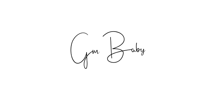 Similarly Andilay-7BmLP is the best handwritten signature design. Signature creator online .You can use it as an online autograph creator for name Gm Baby. Gm Baby signature style 4 images and pictures png