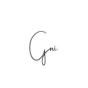 It looks lik you need a new signature style for name Gni. Design unique handwritten (Andilay-7BmLP) signature with our free signature maker in just a few clicks. Gni signature style 4 images and pictures png
