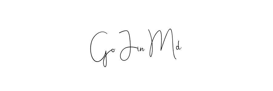 Also You can easily find your signature by using the search form. We will create Go Jin Md name handwritten signature images for you free of cost using Andilay-7BmLP sign style. Go Jin Md signature style 4 images and pictures png