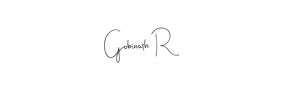 It looks lik you need a new signature style for name Gobinath R. Design unique handwritten (Andilay-7BmLP) signature with our free signature maker in just a few clicks. Gobinath R signature style 4 images and pictures png