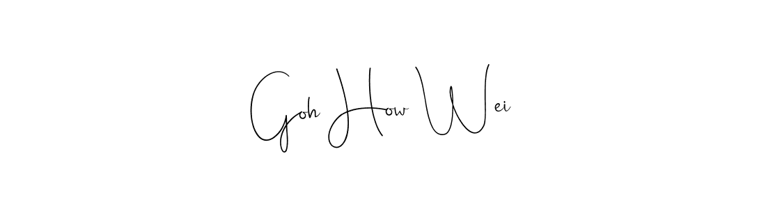 This is the best signature style for the Goh How Wei name. Also you like these signature font (Andilay-7BmLP). Mix name signature. Goh How Wei signature style 4 images and pictures png