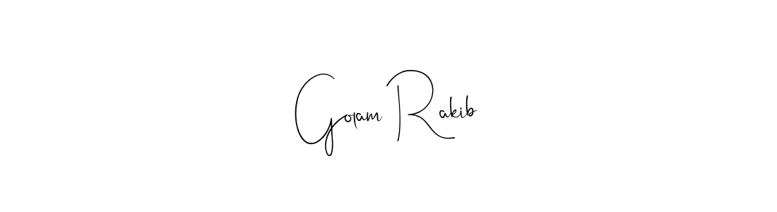 if you are searching for the best signature style for your name Golam Rakib. so please give up your signature search. here we have designed multiple signature styles  using Andilay-7BmLP. Golam Rakib signature style 4 images and pictures png