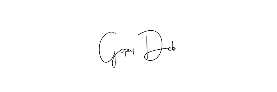 You can use this online signature creator to create a handwritten signature for the name Gopal Deb. This is the best online autograph maker. Gopal Deb signature style 4 images and pictures png