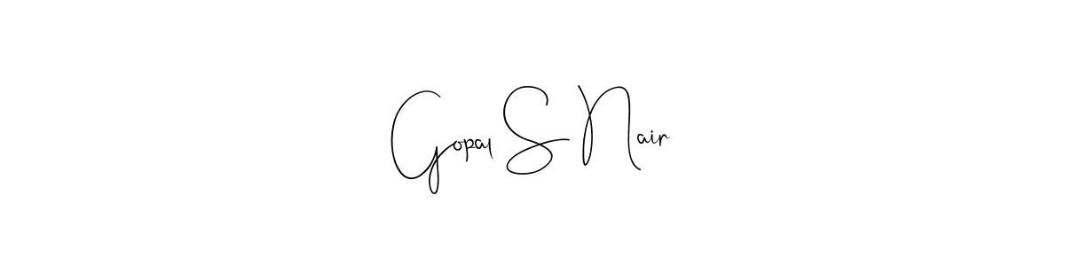Here are the top 10 professional signature styles for the name Gopal S Nair. These are the best autograph styles you can use for your name. Gopal S Nair signature style 4 images and pictures png