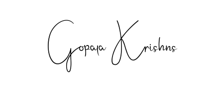 How to make Gopala Krishns name signature. Use Andilay-7BmLP style for creating short signs online. This is the latest handwritten sign. Gopala Krishns signature style 4 images and pictures png