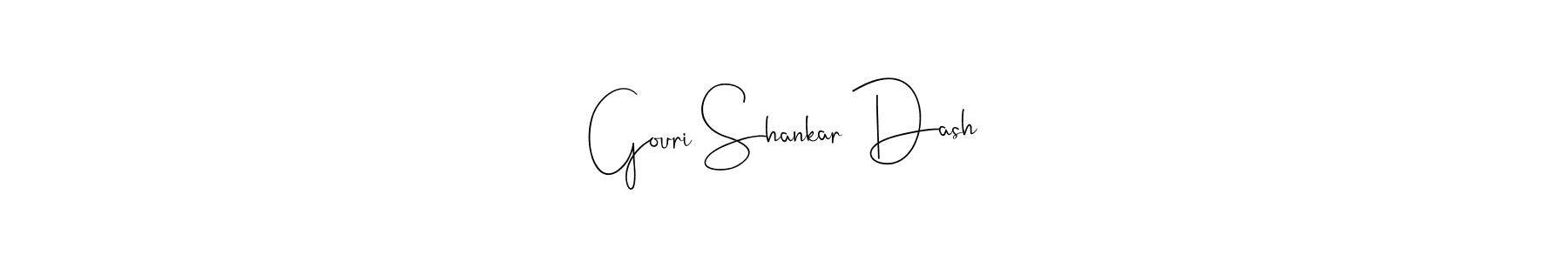 Use a signature maker to create a handwritten signature online. With this signature software, you can design (Andilay-7BmLP) your own signature for name Gouri Shankar Dash. Gouri Shankar Dash signature style 4 images and pictures png