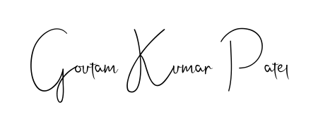 Make a beautiful signature design for name Goutam Kumar Patel. Use this online signature maker to create a handwritten signature for free. Goutam Kumar Patel signature style 4 images and pictures png