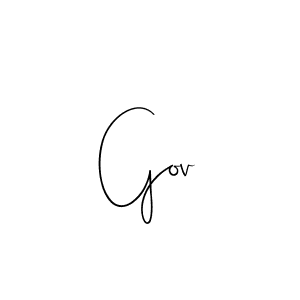 How to make Gov signature? Andilay-7BmLP is a professional autograph style. Create handwritten signature for Gov name. Gov signature style 4 images and pictures png