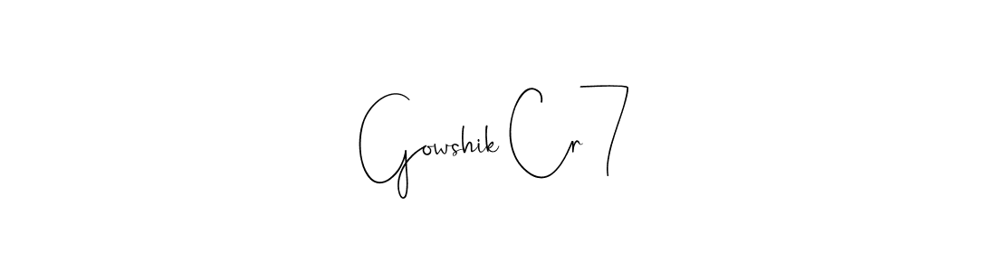 Similarly Andilay-7BmLP is the best handwritten signature design. Signature creator online .You can use it as an online autograph creator for name Gowshik Cr7. Gowshik Cr7 signature style 4 images and pictures png