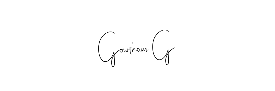 Make a beautiful signature design for name Gowtham G. Use this online signature maker to create a handwritten signature for free. Gowtham G signature style 4 images and pictures png