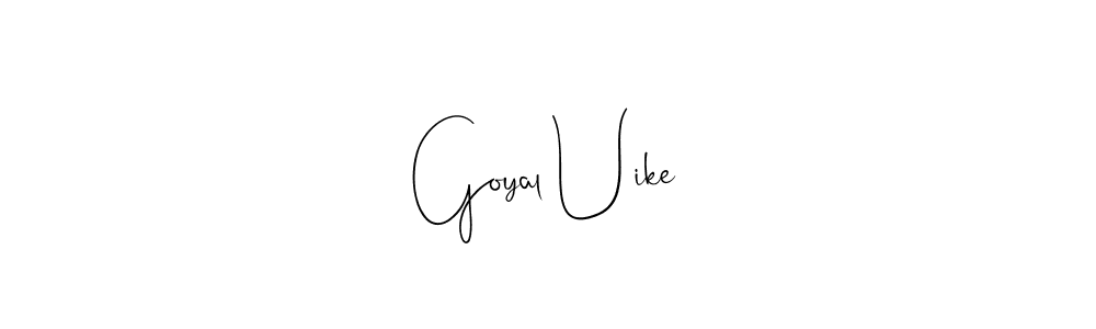 You can use this online signature creator to create a handwritten signature for the name Goyal Uike. This is the best online autograph maker. Goyal Uike signature style 4 images and pictures png