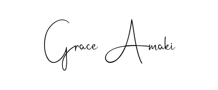Use a signature maker to create a handwritten signature online. With this signature software, you can design (Andilay-7BmLP) your own signature for name Grace Amaki. Grace Amaki signature style 4 images and pictures png