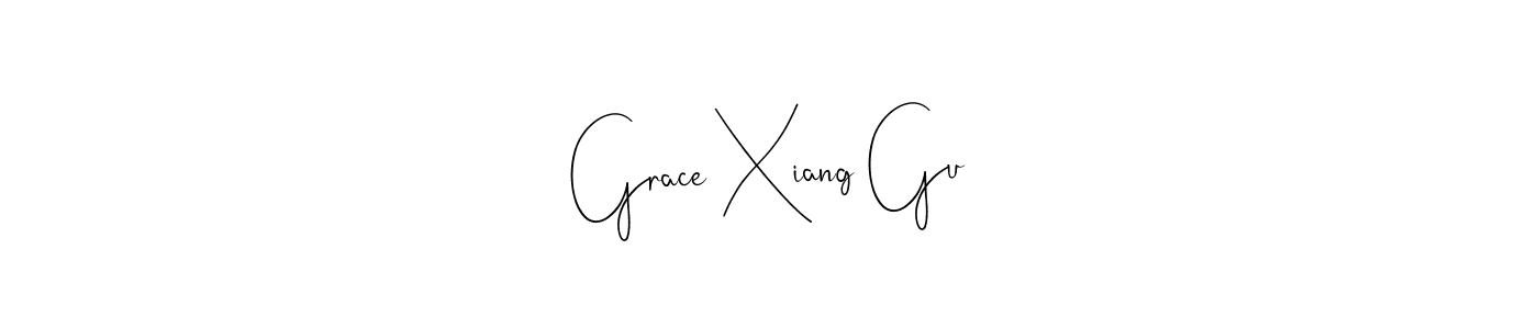 Use a signature maker to create a handwritten signature online. With this signature software, you can design (Andilay-7BmLP) your own signature for name Grace Xiang Gu. Grace Xiang Gu signature style 4 images and pictures png
