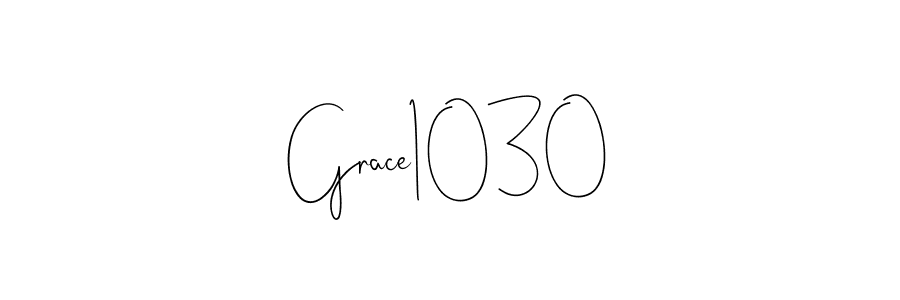 Similarly Andilay-7BmLP is the best handwritten signature design. Signature creator online .You can use it as an online autograph creator for name Grace1030. Grace1030 signature style 4 images and pictures png