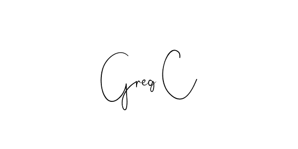 Also You can easily find your signature by using the search form. We will create Greg C name handwritten signature images for you free of cost using Andilay-7BmLP sign style. Greg C signature style 4 images and pictures png