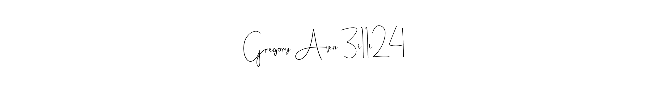 Make a beautiful signature design for name Gregory Allen 3i11i24. Use this online signature maker to create a handwritten signature for free. Gregory Allen 3i11i24 signature style 4 images and pictures png