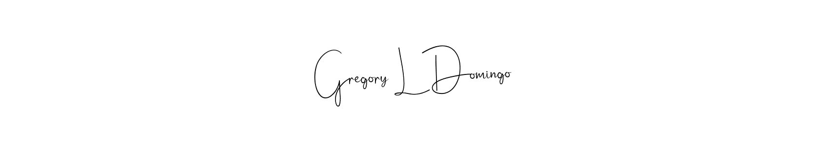 This is the best signature style for the Gregory L Domingo name. Also you like these signature font (Andilay-7BmLP). Mix name signature. Gregory L Domingo signature style 4 images and pictures png