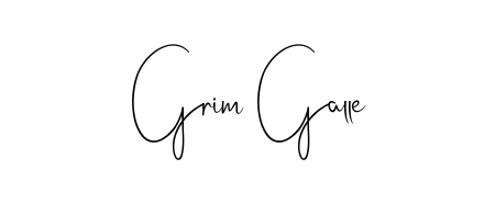 Upgrade your professional image with Grim Galle signature created with Andilay-7BmLP font. Fast, free, and watermark-free download. Grim Galle signature style 4 images and pictures png