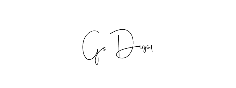 How to make Gs Digal signature? Andilay-7BmLP is a professional autograph style. Create handwritten signature for Gs Digal name. Gs Digal signature style 4 images and pictures png