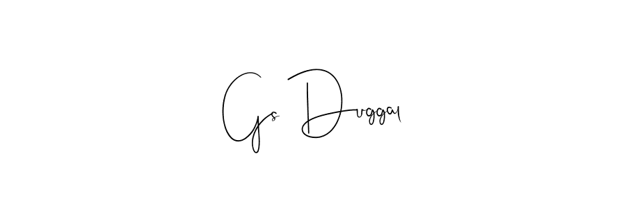 How to Draw Gs Duggal signature style? Andilay-7BmLP is a latest design signature styles for name Gs Duggal. Gs Duggal signature style 4 images and pictures png