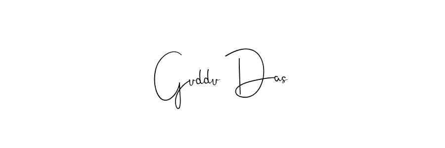 You should practise on your own different ways (Andilay-7BmLP) to write your name (Guddu Das) in signature. don't let someone else do it for you. Guddu Das signature style 4 images and pictures png