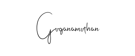Make a beautiful signature design for name Guganamuthan. Use this online signature maker to create a handwritten signature for free. Guganamuthan signature style 4 images and pictures png