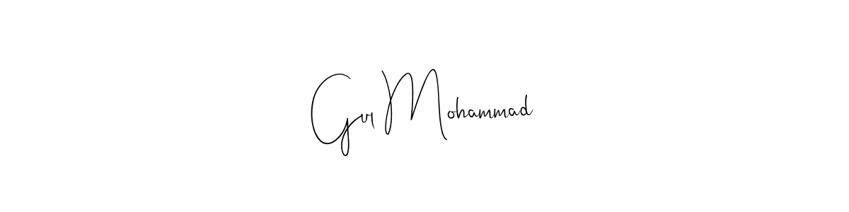 Gul Mohammad stylish signature style. Best Handwritten Sign (Andilay-7BmLP) for my name. Handwritten Signature Collection Ideas for my name Gul Mohammad. Gul Mohammad signature style 4 images and pictures png