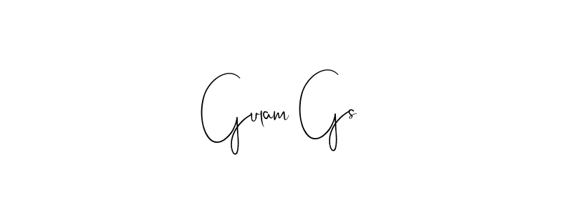 Andilay-7BmLP is a professional signature style that is perfect for those who want to add a touch of class to their signature. It is also a great choice for those who want to make their signature more unique. Get Gulam Gs name to fancy signature for free. Gulam Gs signature style 4 images and pictures png