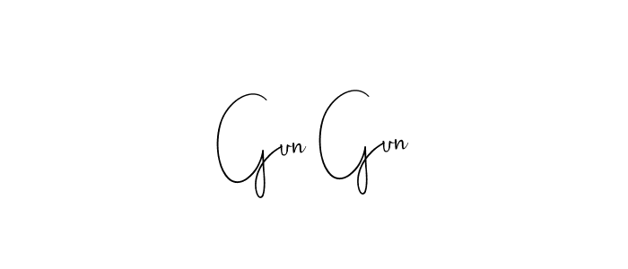 This is the best signature style for the Gun Gun name. Also you like these signature font (Andilay-7BmLP). Mix name signature. Gun Gun signature style 4 images and pictures png
