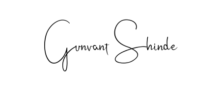 Design your own signature with our free online signature maker. With this signature software, you can create a handwritten (Andilay-7BmLP) signature for name Gunvant Shinde. Gunvant Shinde signature style 4 images and pictures png